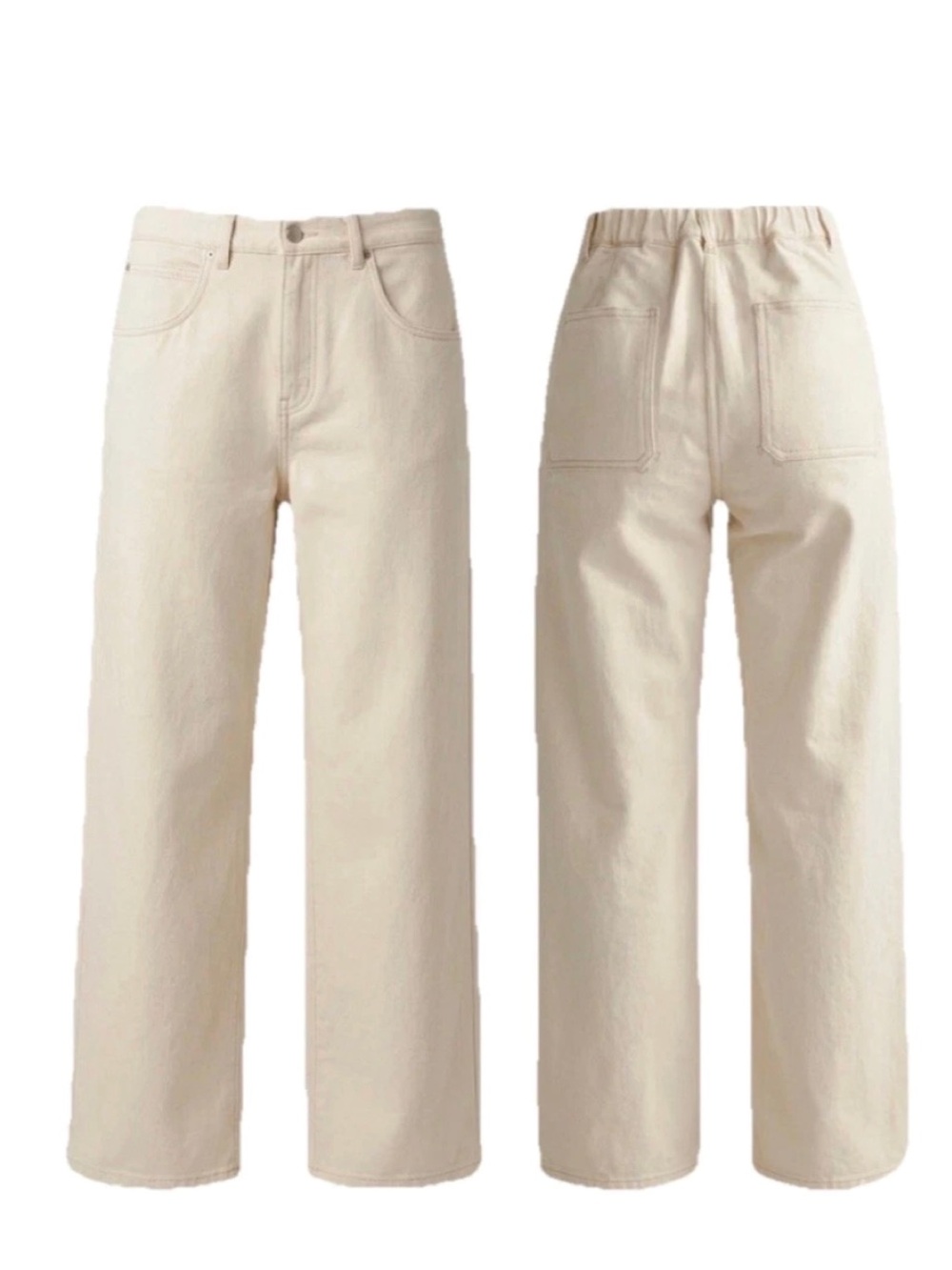 Thakoon Ecru High Waisted Jeans Size 2 New With Tags